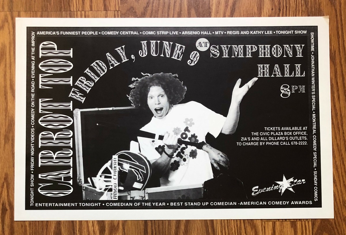 Carrot Top tour poster — 2026